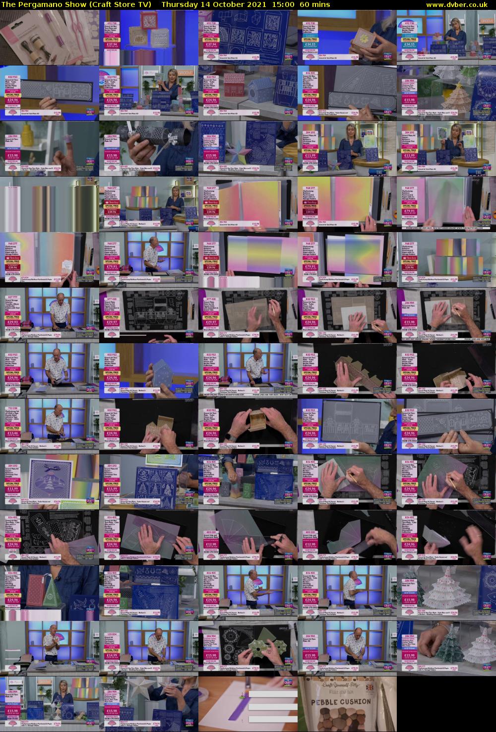 The Pergamano Show (Craft Store TV) Thursday 14 October 2021 15:00 - 16:00