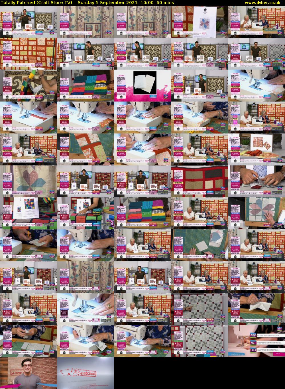 Totally Patched (Craft Store TV) Sunday 5 September 2021 11:00 - 12:00