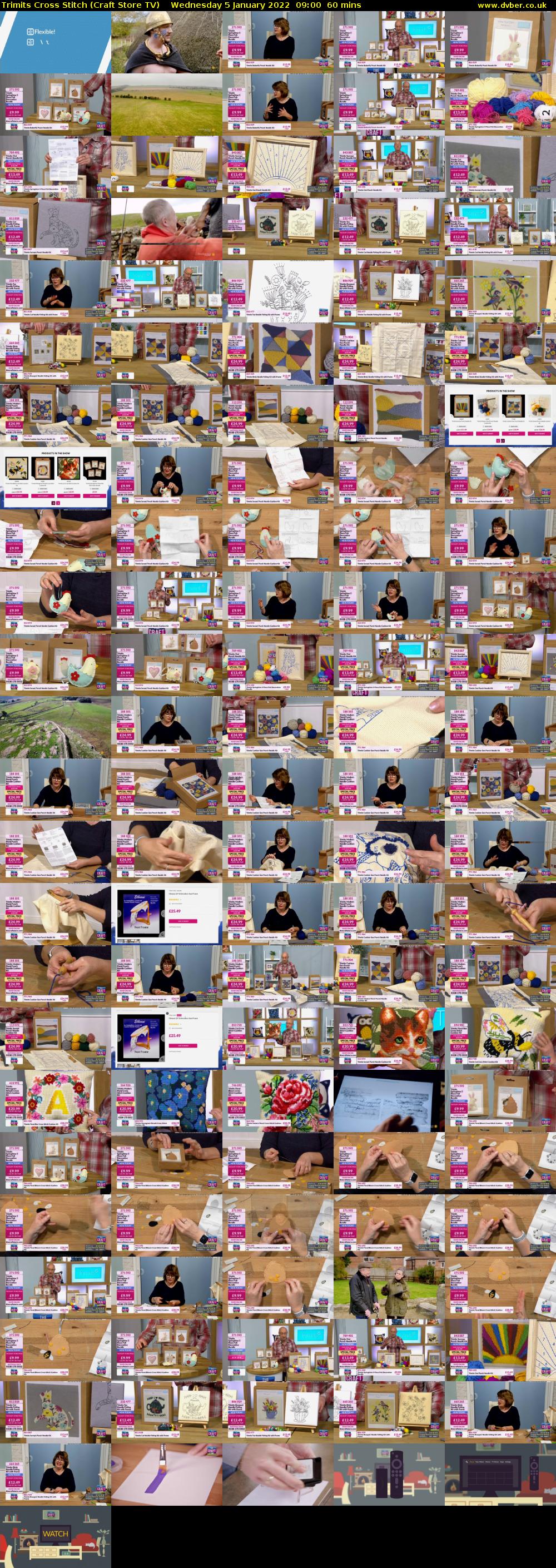 Trimits Cross Stitch (Craft Store TV) Wednesday 5 January 2022 09:00 - 10:00