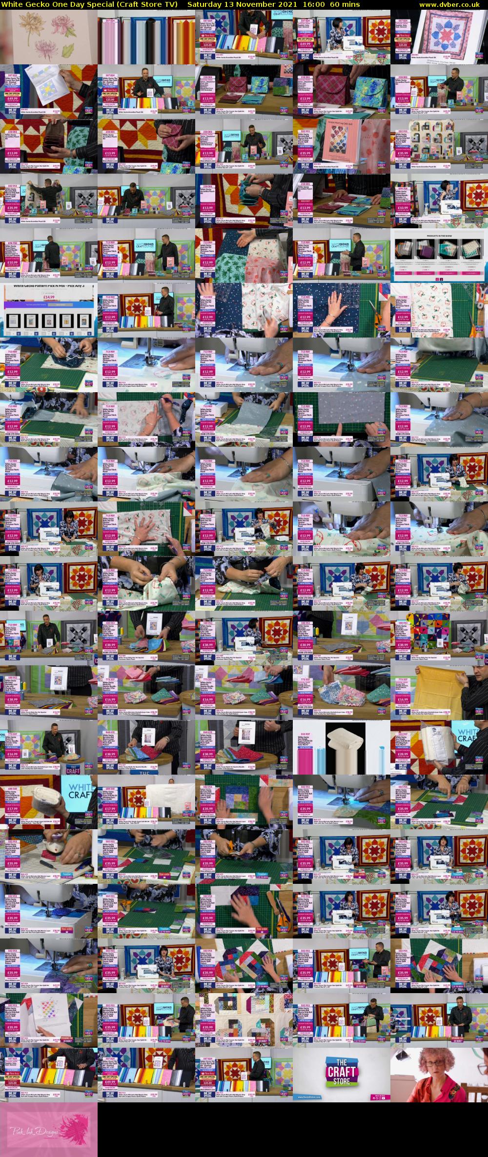 White Gecko One Day Special (Craft Store TV) Saturday 13 November 2021 16:00 - 17:00