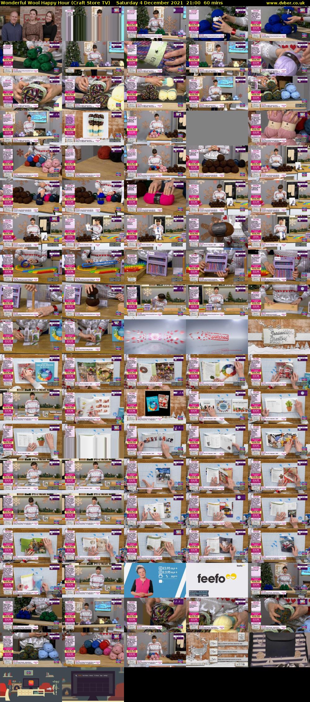 Wonderful Wool Happy Hour (Craft Store TV) Saturday 4 December 2021 21:00 - 22:00