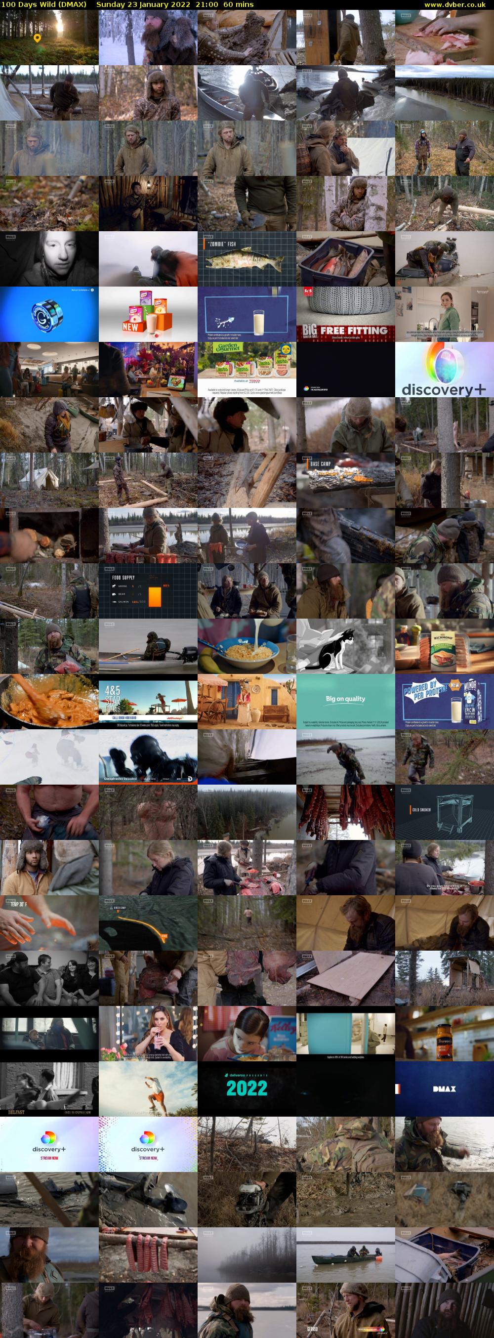 100 Days Wild (DMAX) Sunday 23 January 2022 21:00 - 22:00