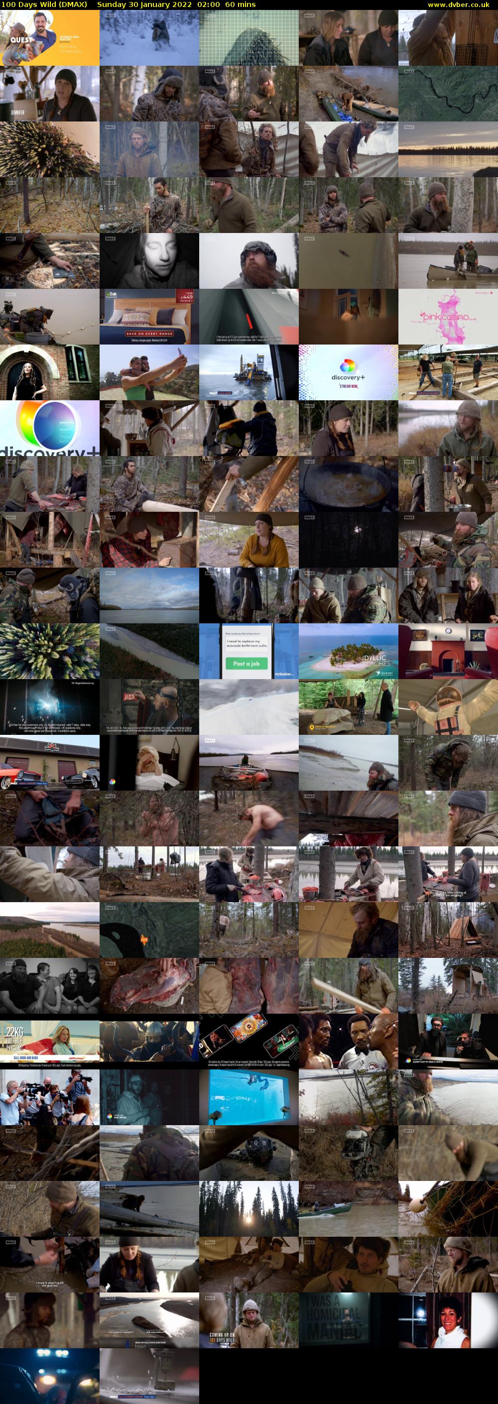 100 Days Wild (DMAX) Sunday 30 January 2022 02:00 - 03:00