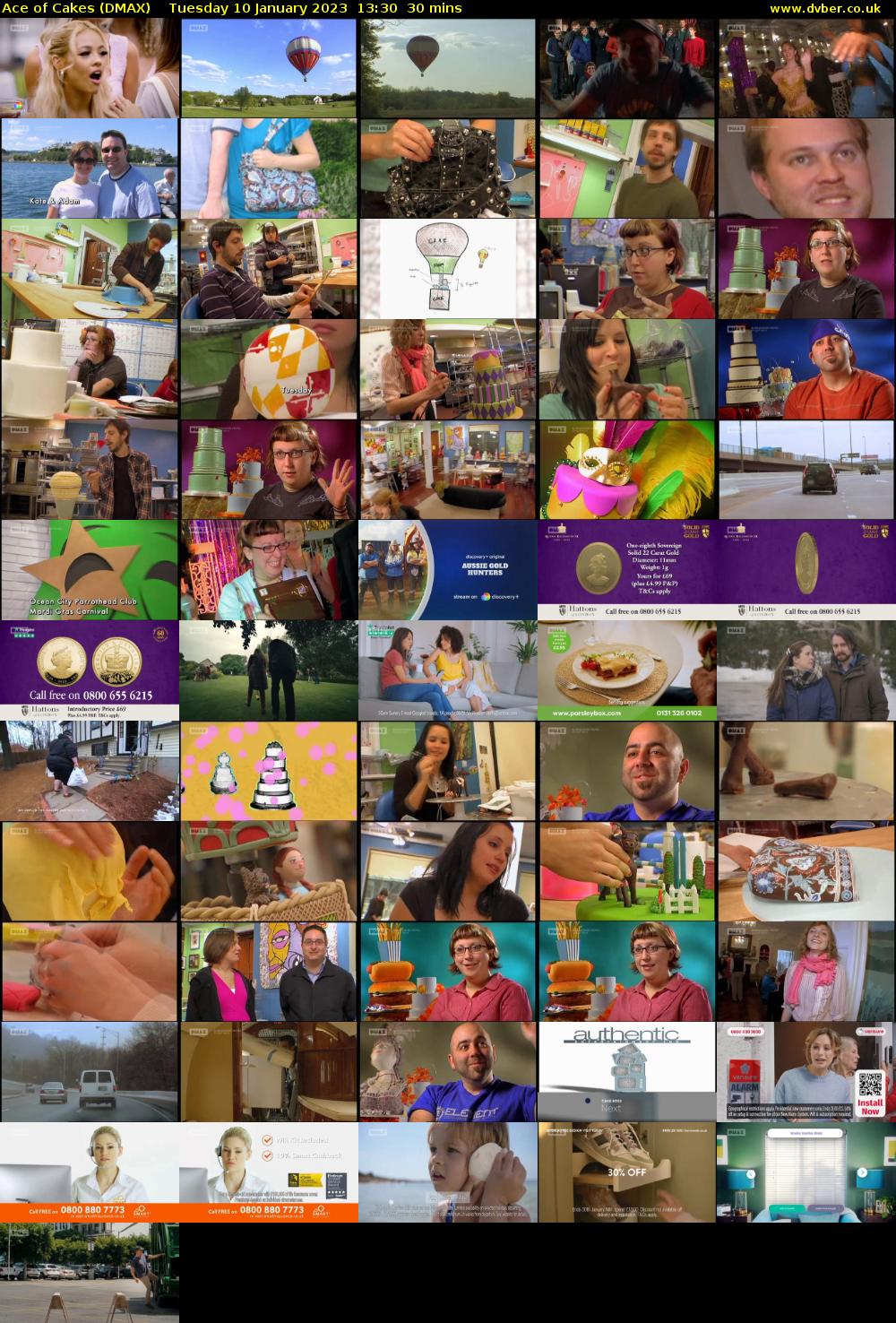 Ace of Cakes (DMAX) Tuesday 10 January 2023 13:30 - 14:00