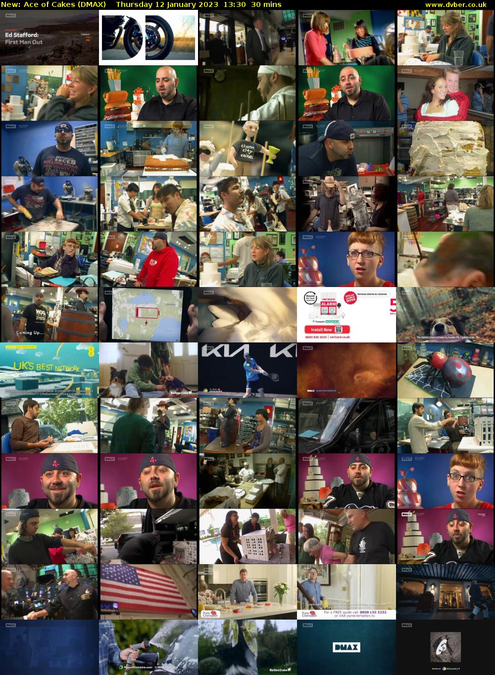 Ace of Cakes (DMAX) Thursday 12 January 2023 13:30 - 14:00