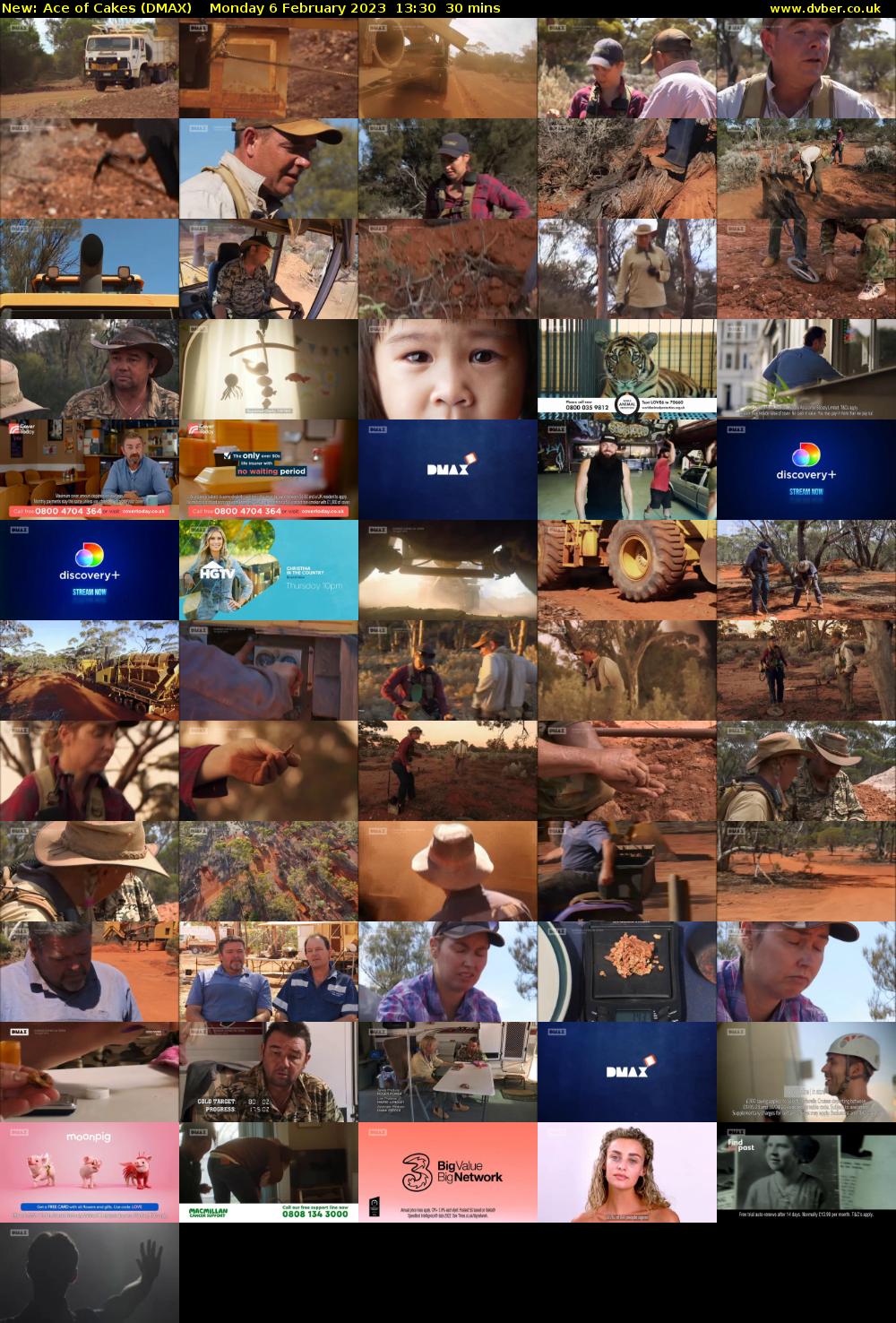 Ace of Cakes (DMAX) Monday 6 February 2023 13:30 - 14:00