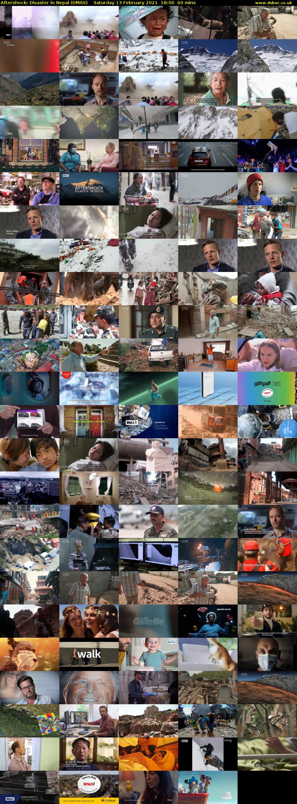 Aftershock: Disaster in Nepal (DMAX) Saturday 13 February 2021 18:00 - 19:00