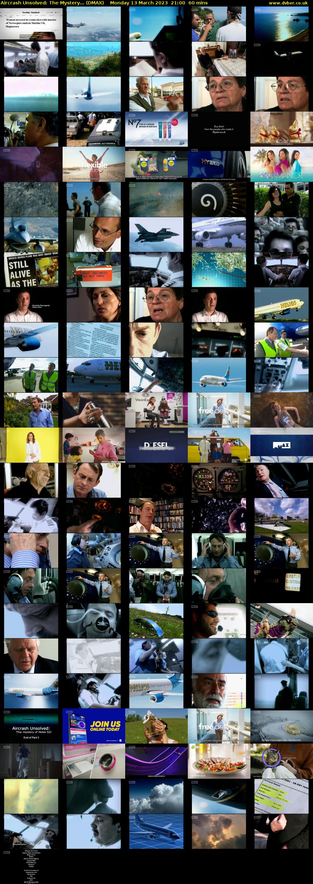 Aircrash Unsolved: The Mystery... (DMAX) Monday 13 March 2023 21:00 - 22:00