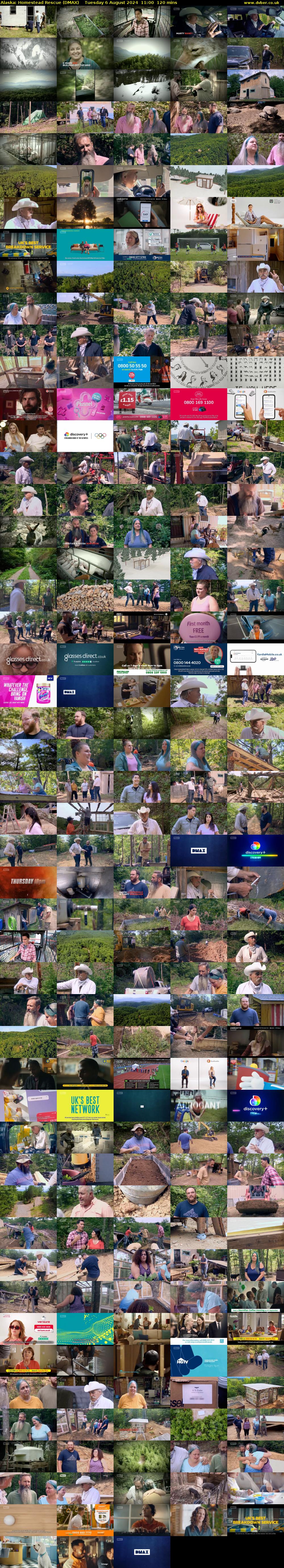 Alaska: Homestead Rescue (DMAX) Tuesday 6 August 2024 11:00 - 13:00