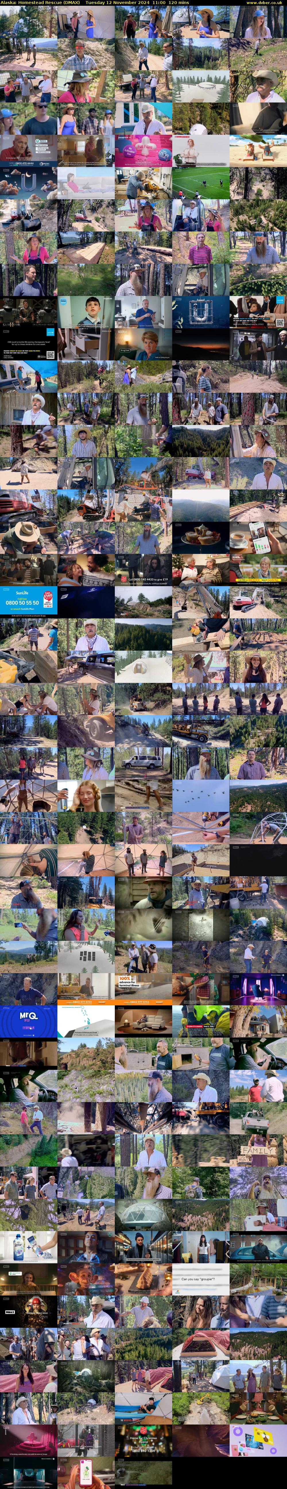 Alaska: Homestead Rescue (DMAX) Tuesday 12 November 2024 11:00 - 13:00