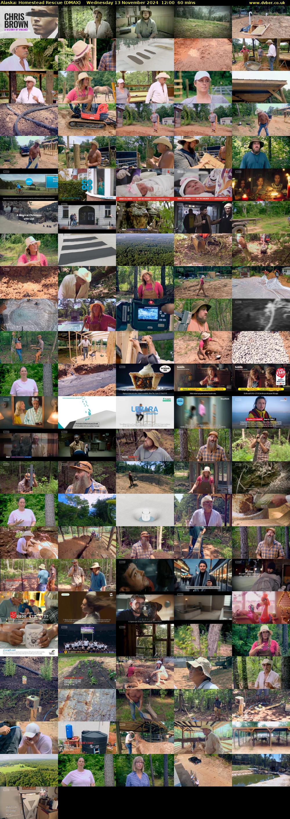 Alaska: Homestead Rescue (DMAX) Wednesday 13 November 2024 12:00 - 13:00