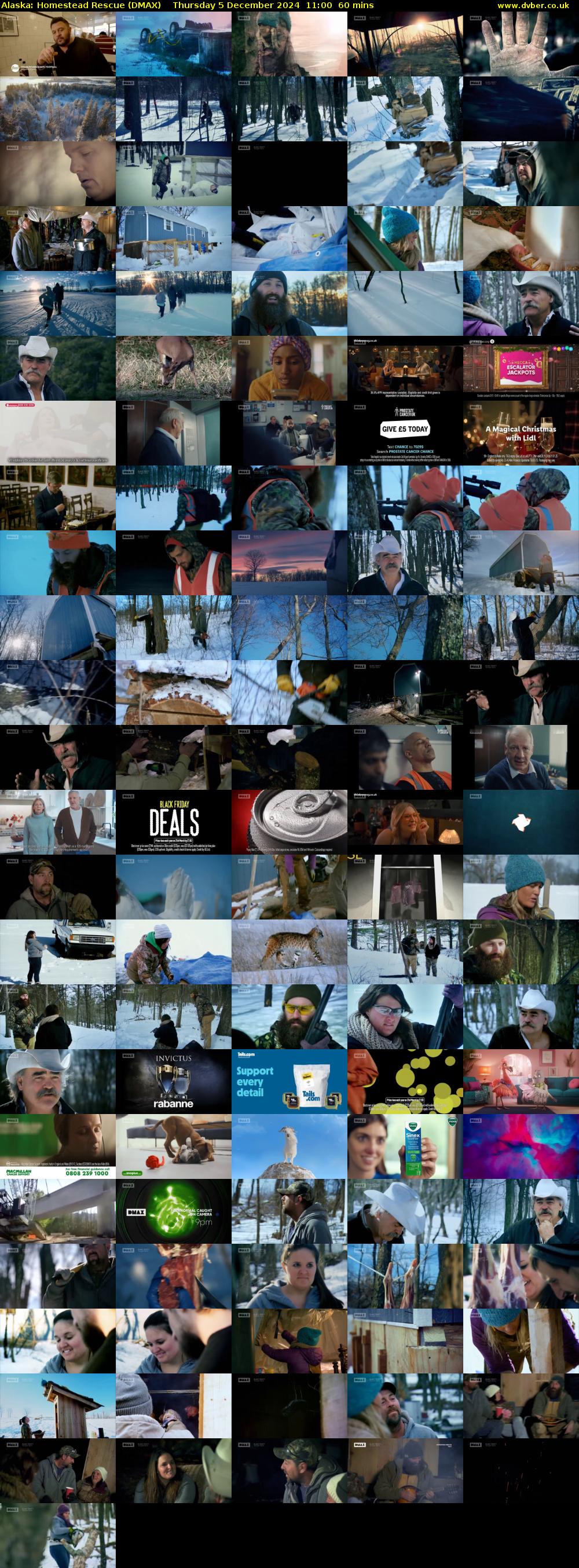 Alaska: Homestead Rescue (DMAX) Thursday 5 December 2024 11:00 - 12:00