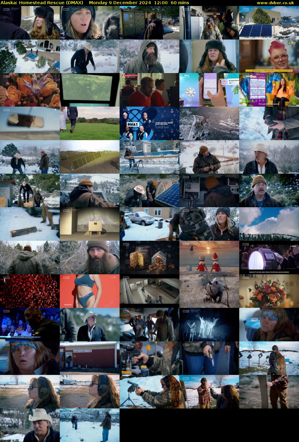 Alaska: Homestead Rescue (DMAX) Monday 9 December 2024 12:00 - 13:00