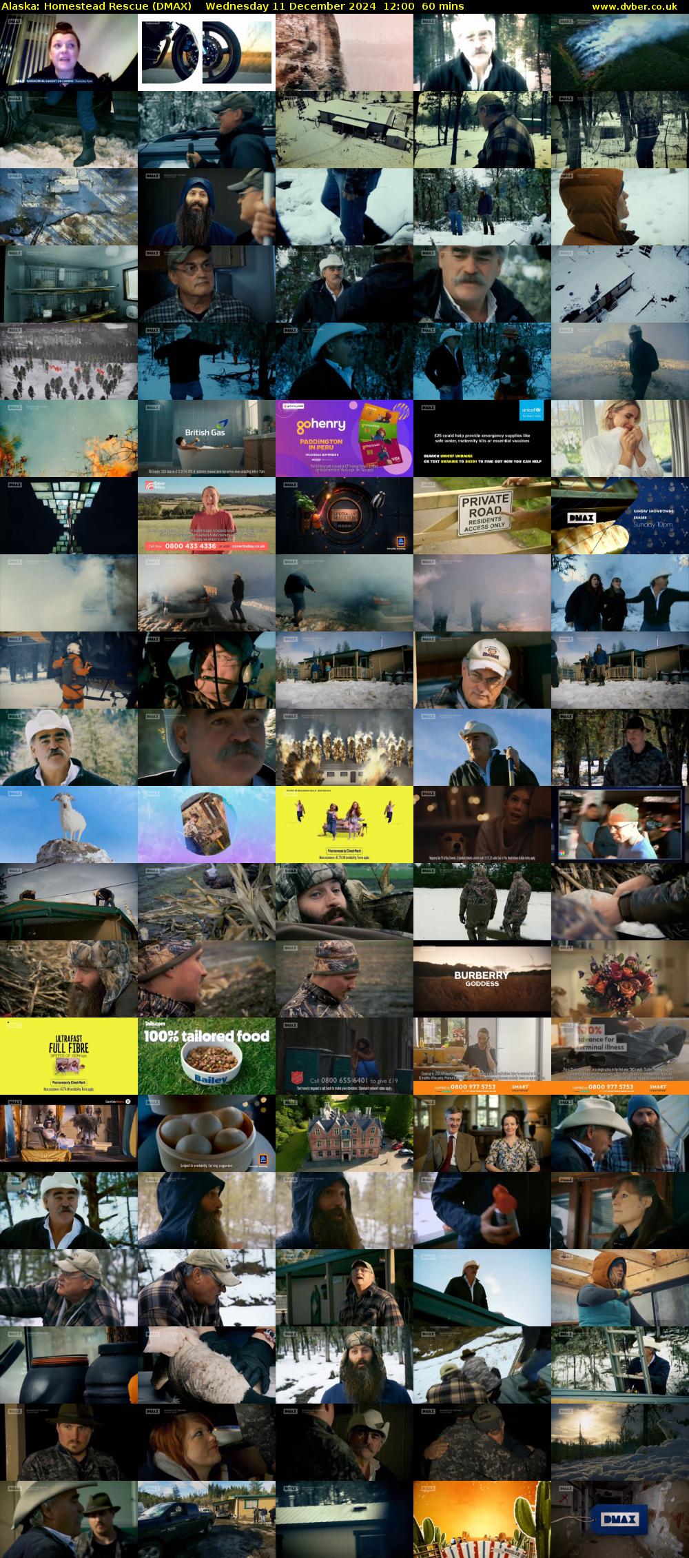 Alaska: Homestead Rescue (DMAX) Wednesday 11 December 2024 12:00 - 13:00