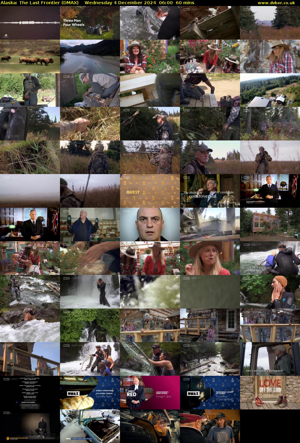 Alaska: The Last Frontier (DMAX) Wednesday 4 December 2024 06:00 - 07:00