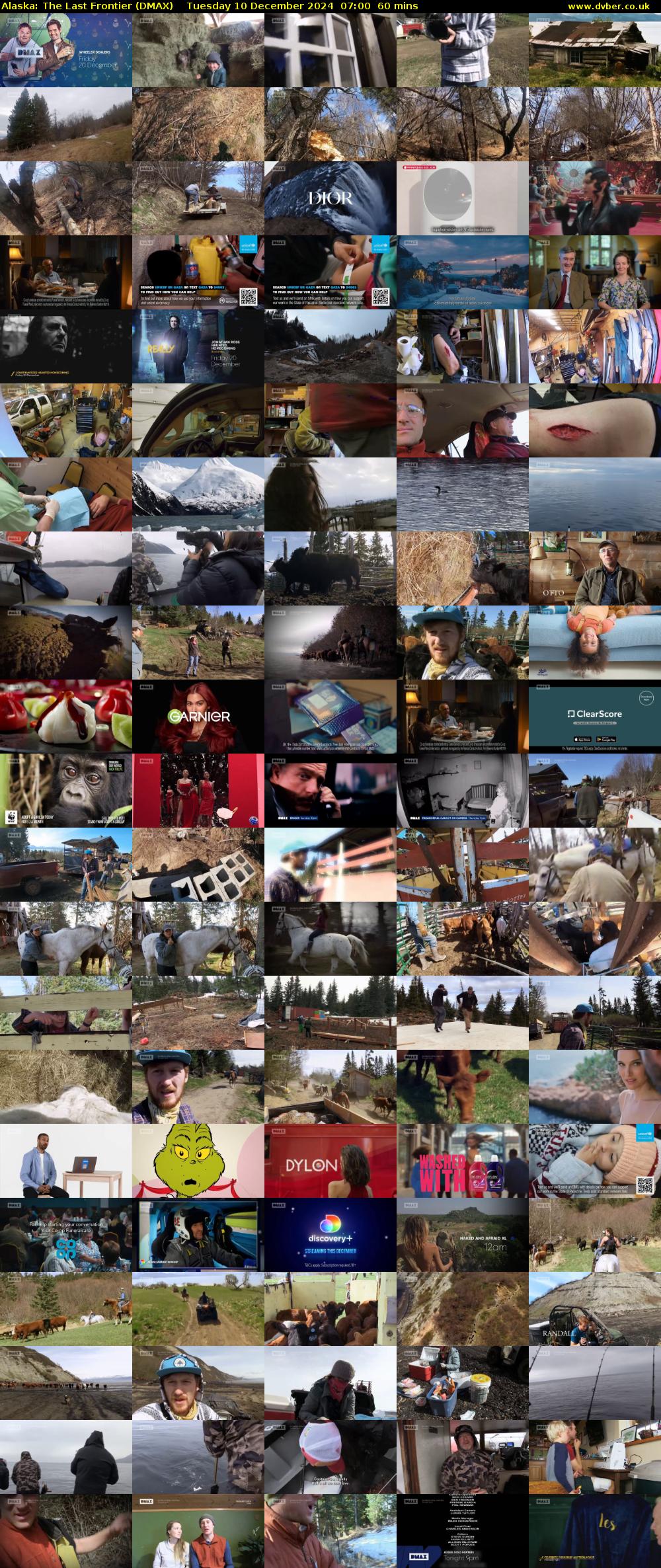 Alaska: The Last Frontier (DMAX) Tuesday 10 December 2024 07:00 - 08:00