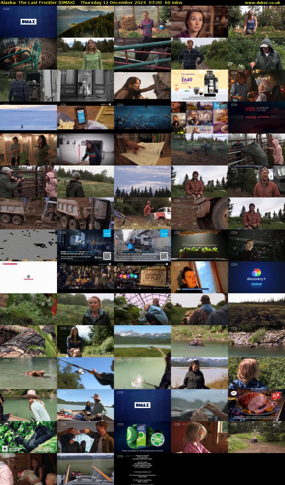Alaska: The Last Frontier (DMAX) Thursday 12 December 2024 07:00 - 08:00