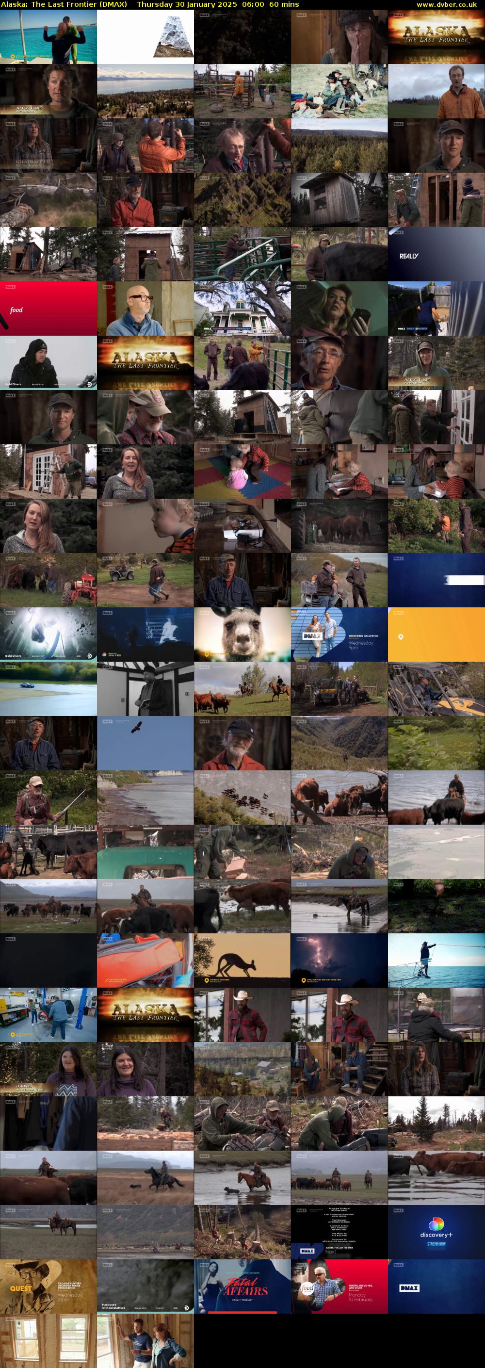 Alaska: The Last Frontier (DMAX) Thursday 30 January 2025 06:00 - 07:00