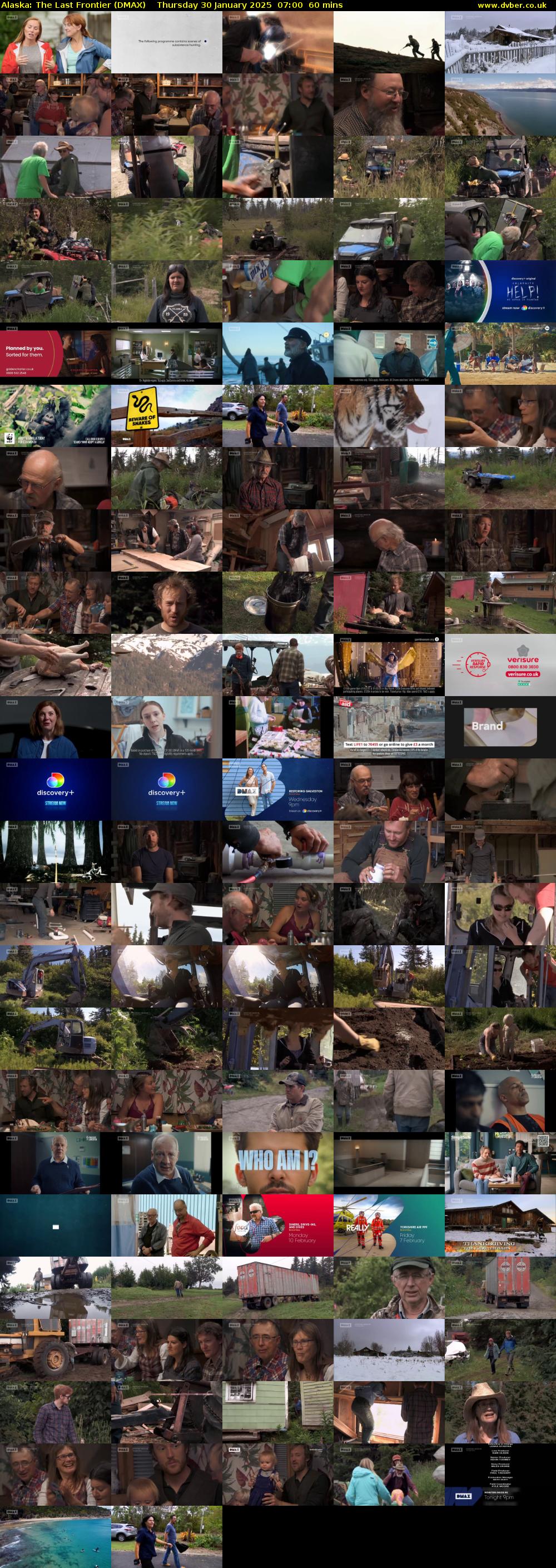 Alaska: The Last Frontier (DMAX) Thursday 30 January 2025 07:00 - 08:00