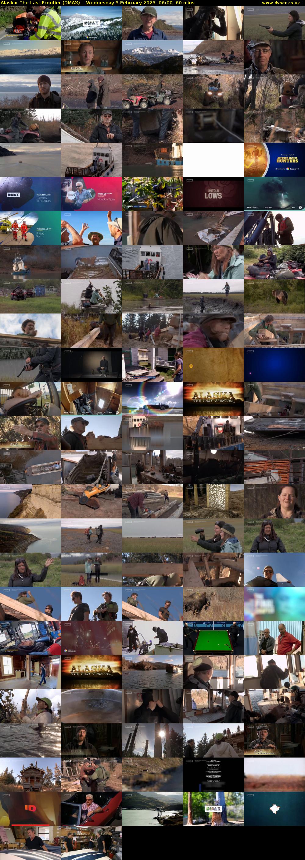 Alaska: The Last Frontier (DMAX) Wednesday 5 February 2025 06:00 - 07:00