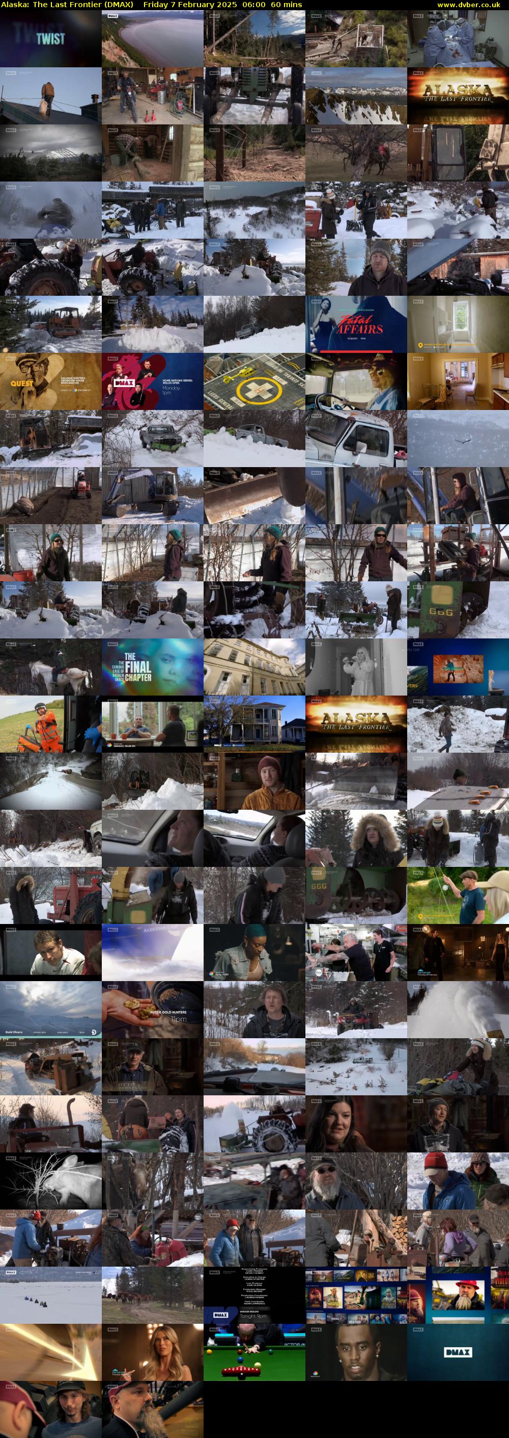 Alaska: The Last Frontier (DMAX) Friday 7 February 2025 06:00 - 07:00