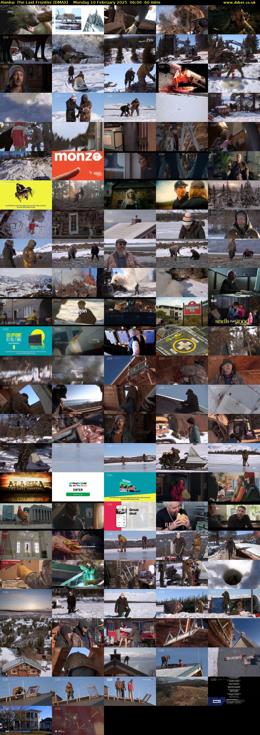 Alaska: The Last Frontier (DMAX) Monday 10 February 2025 06:00 - 07:00