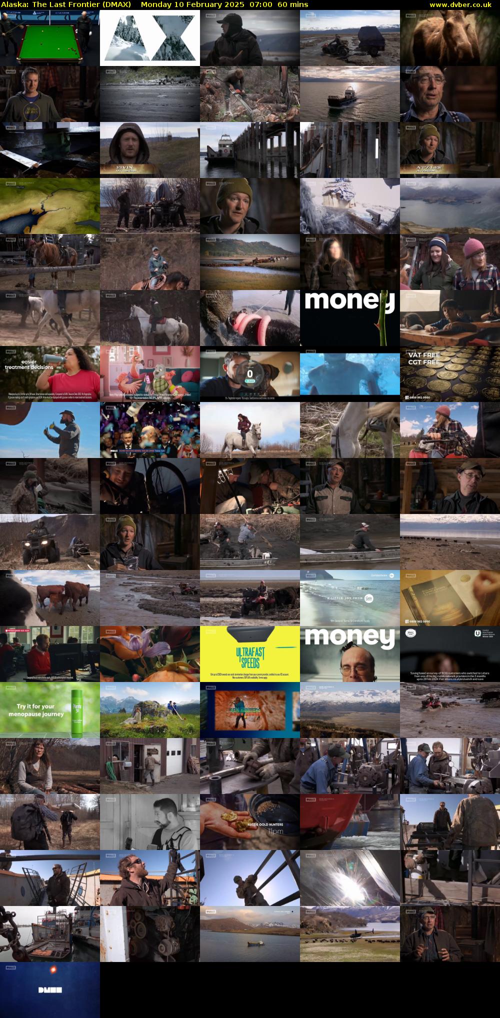 Alaska: The Last Frontier (DMAX) Monday 10 February 2025 07:00 - 08:00