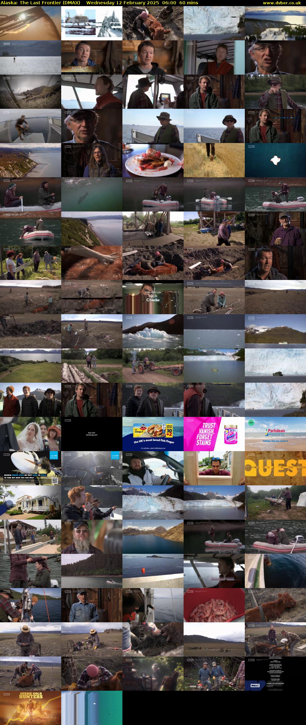 Alaska: The Last Frontier (DMAX) Wednesday 12 February 2025 06:00 - 07:00