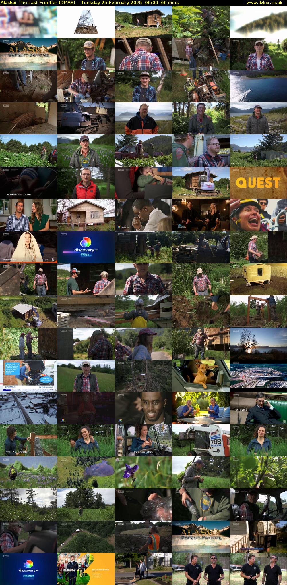 Alaska: The Last Frontier (DMAX) Tuesday 25 February 2025 06:00 - 07:00