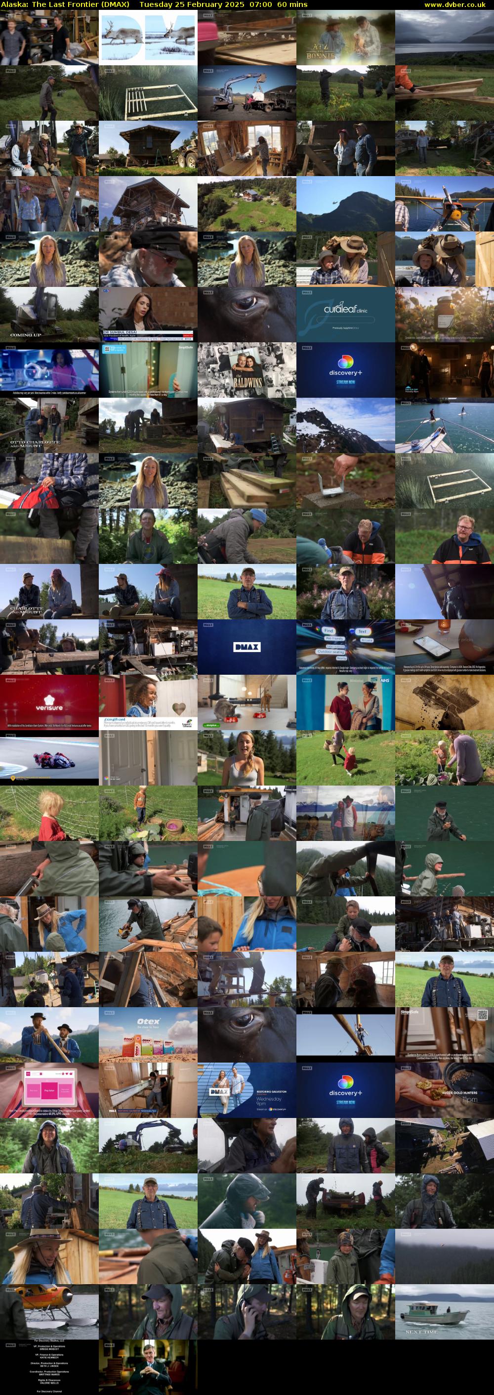Alaska: The Last Frontier (DMAX) Tuesday 25 February 2025 07:00 - 08:00