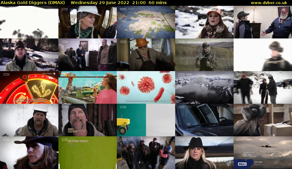 Alaska Gold Diggers (DMAX) Wednesday 29 June 2022 21:00 - 22:00