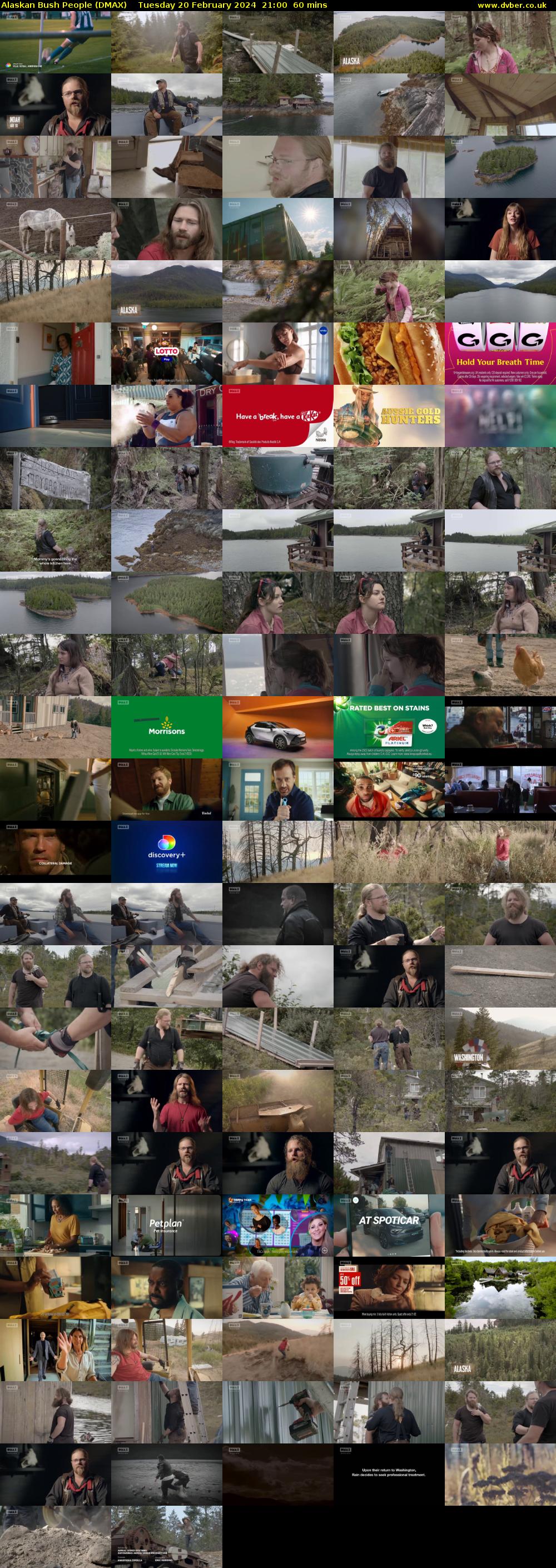 Alaskan Bush People (DMAX) Tuesday 20 February 2024 21:00 - 22:00