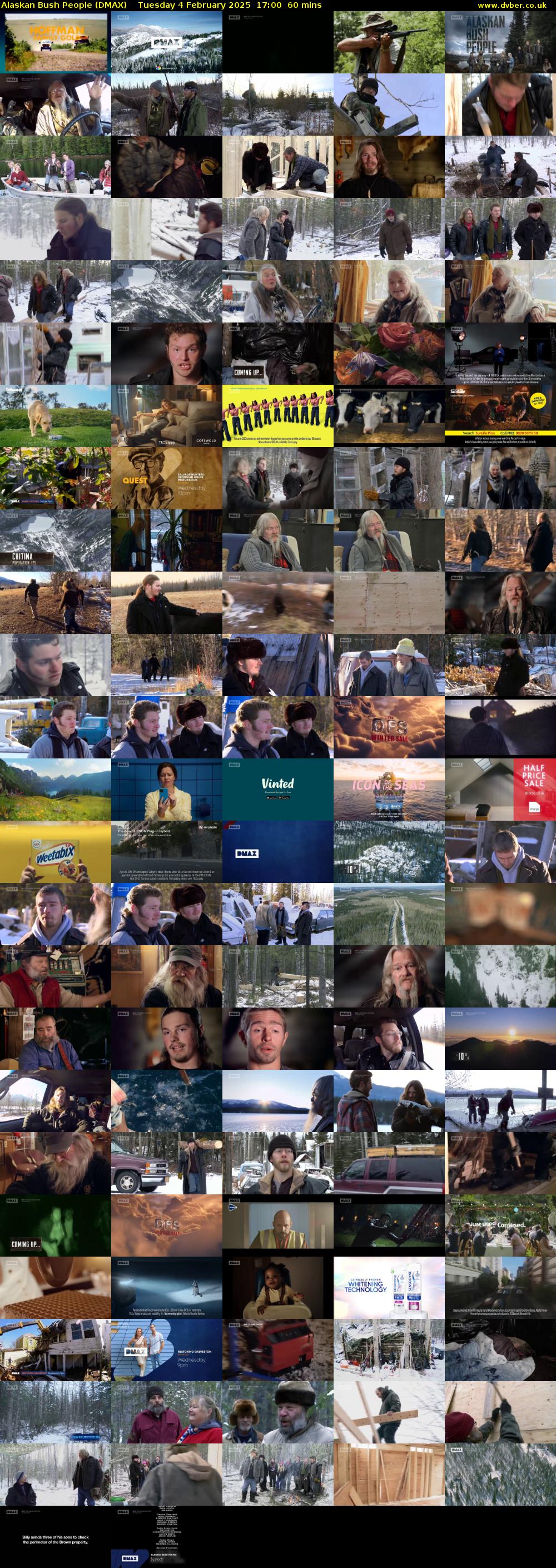 Alaskan Bush People (DMAX) Tuesday 4 February 2025 17:00 - 18:00