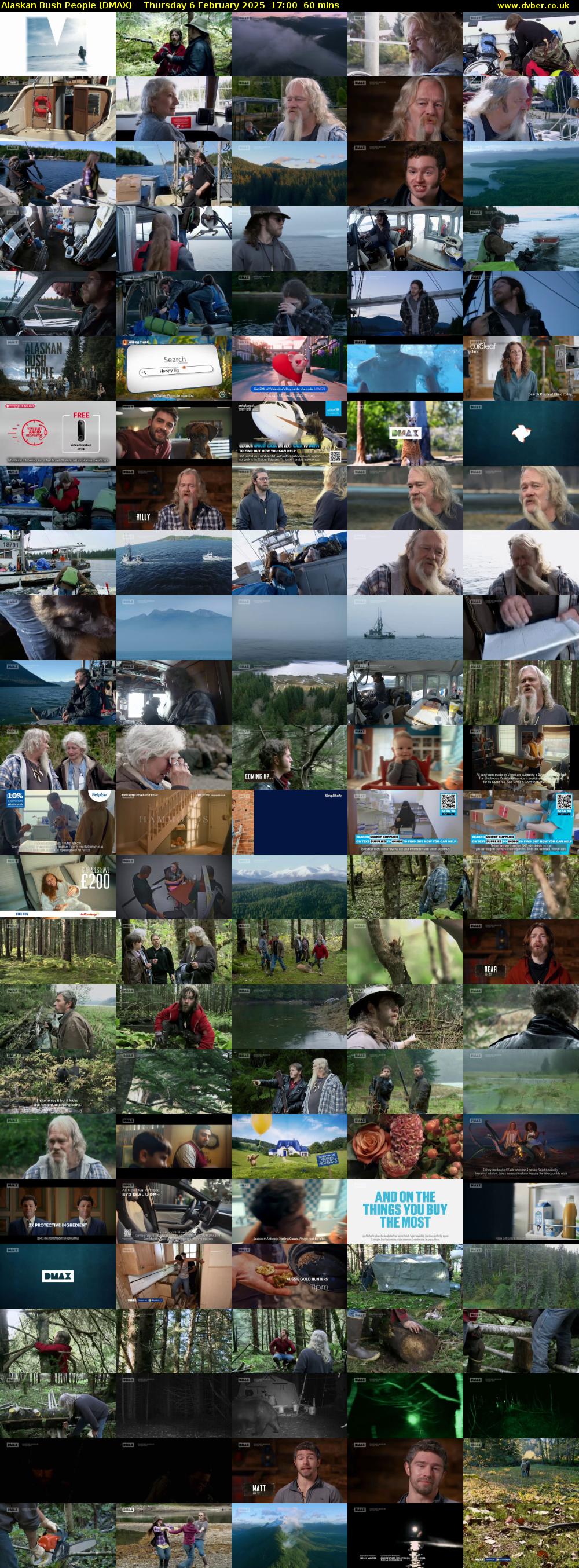 Alaskan Bush People (DMAX) Thursday 6 February 2025 17:00 - 18:00
