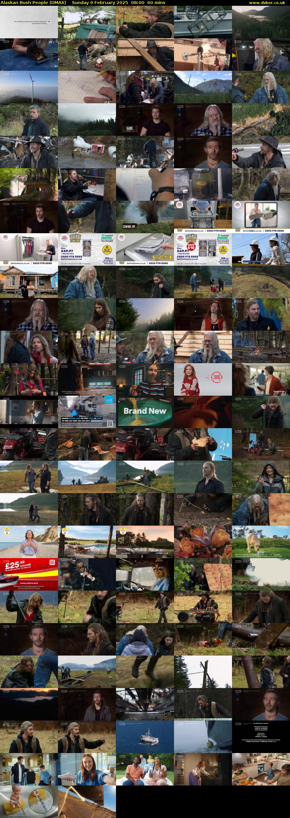 Alaskan Bush People (DMAX) Sunday 9 February 2025 08:00 - 09:00