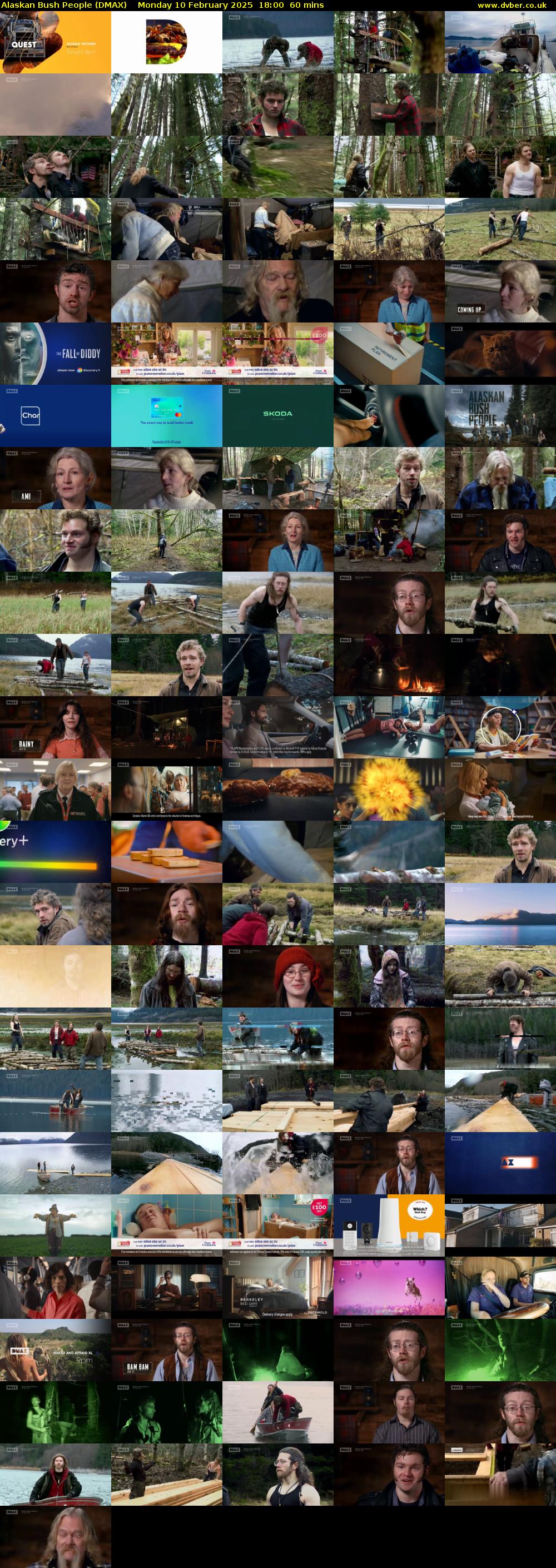 Alaskan Bush People (DMAX) Monday 10 February 2025 18:00 - 19:00