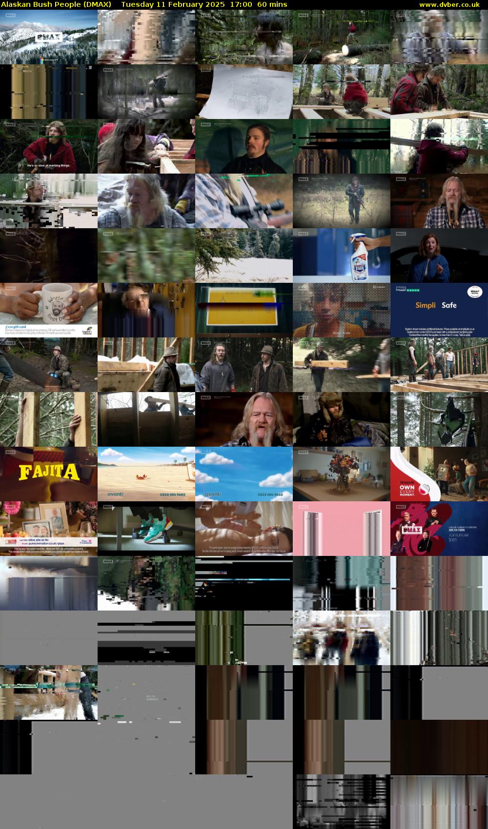 Alaskan Bush People (DMAX) Tuesday 11 February 2025 17:00 - 18:00