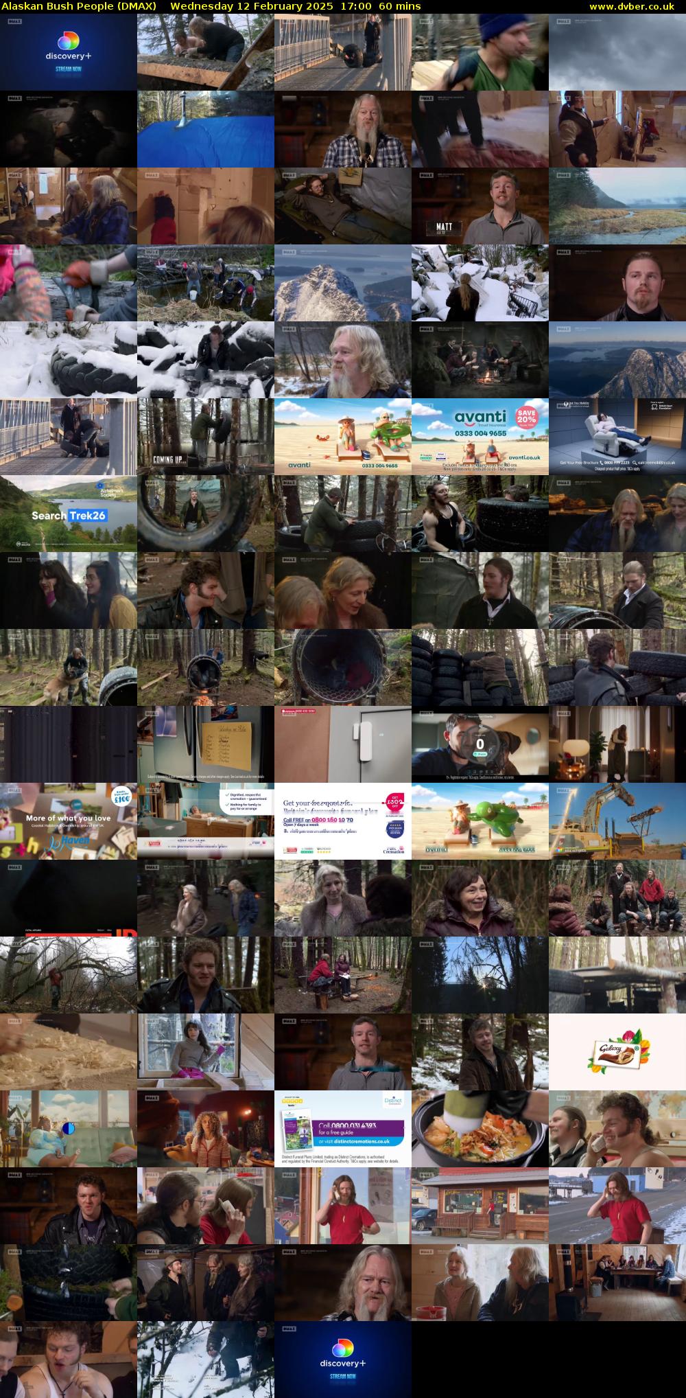 Alaskan Bush People (DMAX) Wednesday 12 February 2025 17:00 - 18:00
