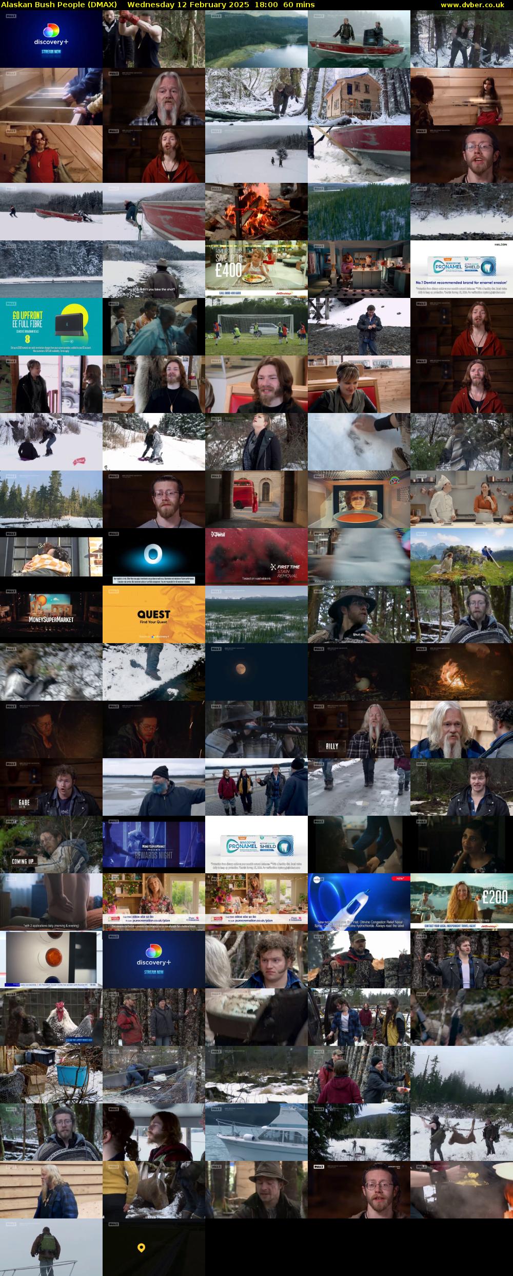 Alaskan Bush People (DMAX) Wednesday 12 February 2025 18:00 - 19:00