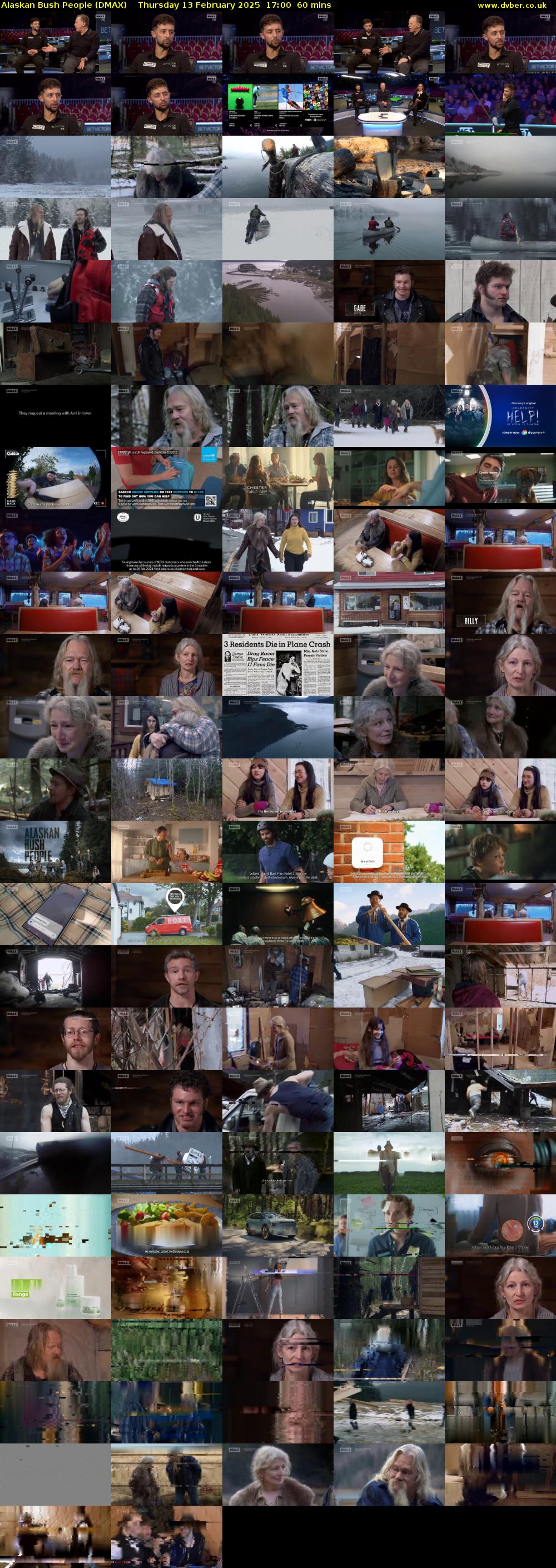 Alaskan Bush People (DMAX) Thursday 13 February 2025 17:00 - 18:00
