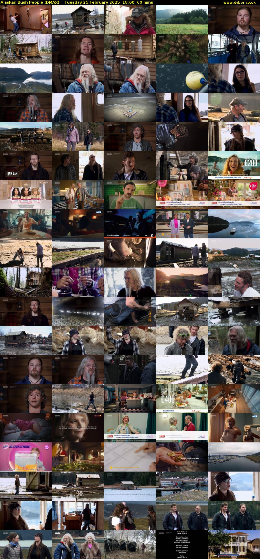 Alaskan Bush People (DMAX) Tuesday 25 February 2025 18:00 - 19:00