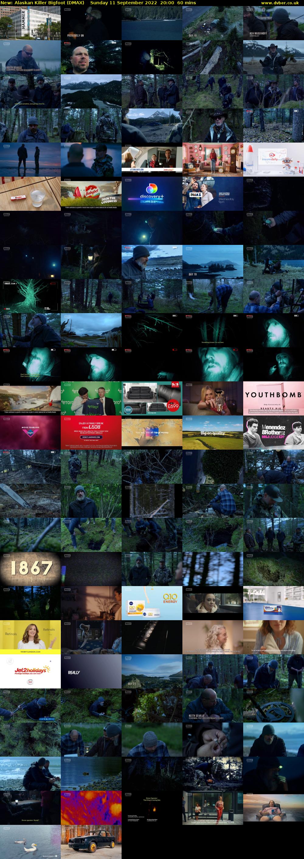 Alaskan Killer Bigfoot (DMAX) Sunday 11 September 2022 20:00 - 21:00