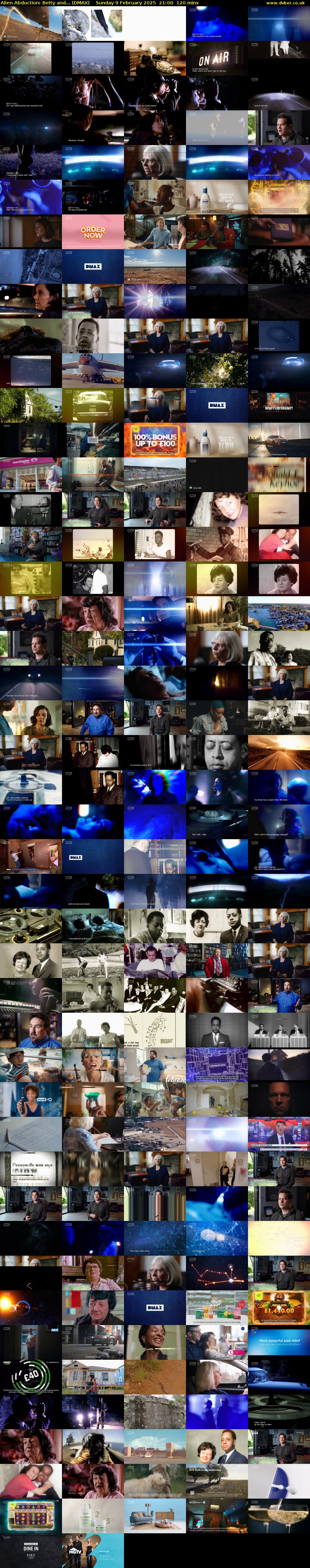 Alien Abduction: Betty and... (DMAX) Sunday 9 February 2025 21:00 - 23:00