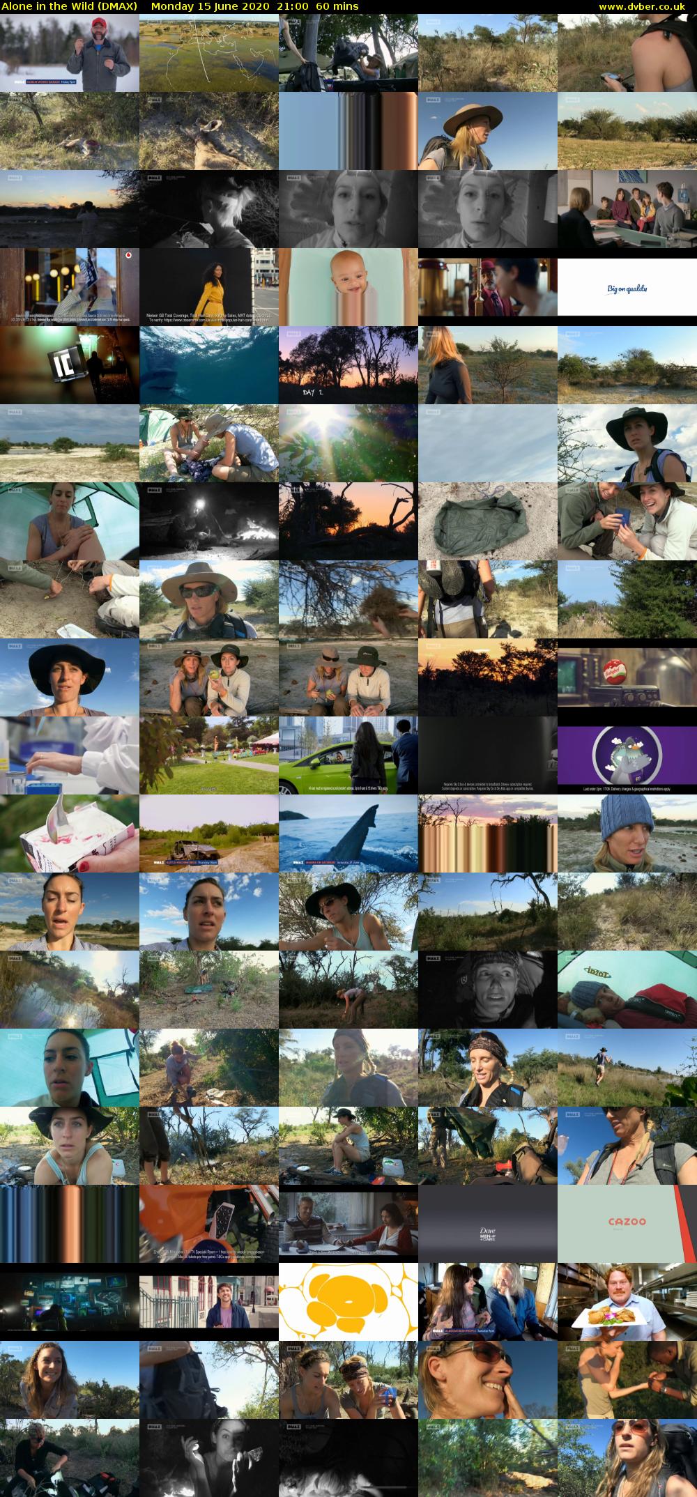Alone in the Wild (DMAX) Monday 15 June 2020 21:00 - 22:00