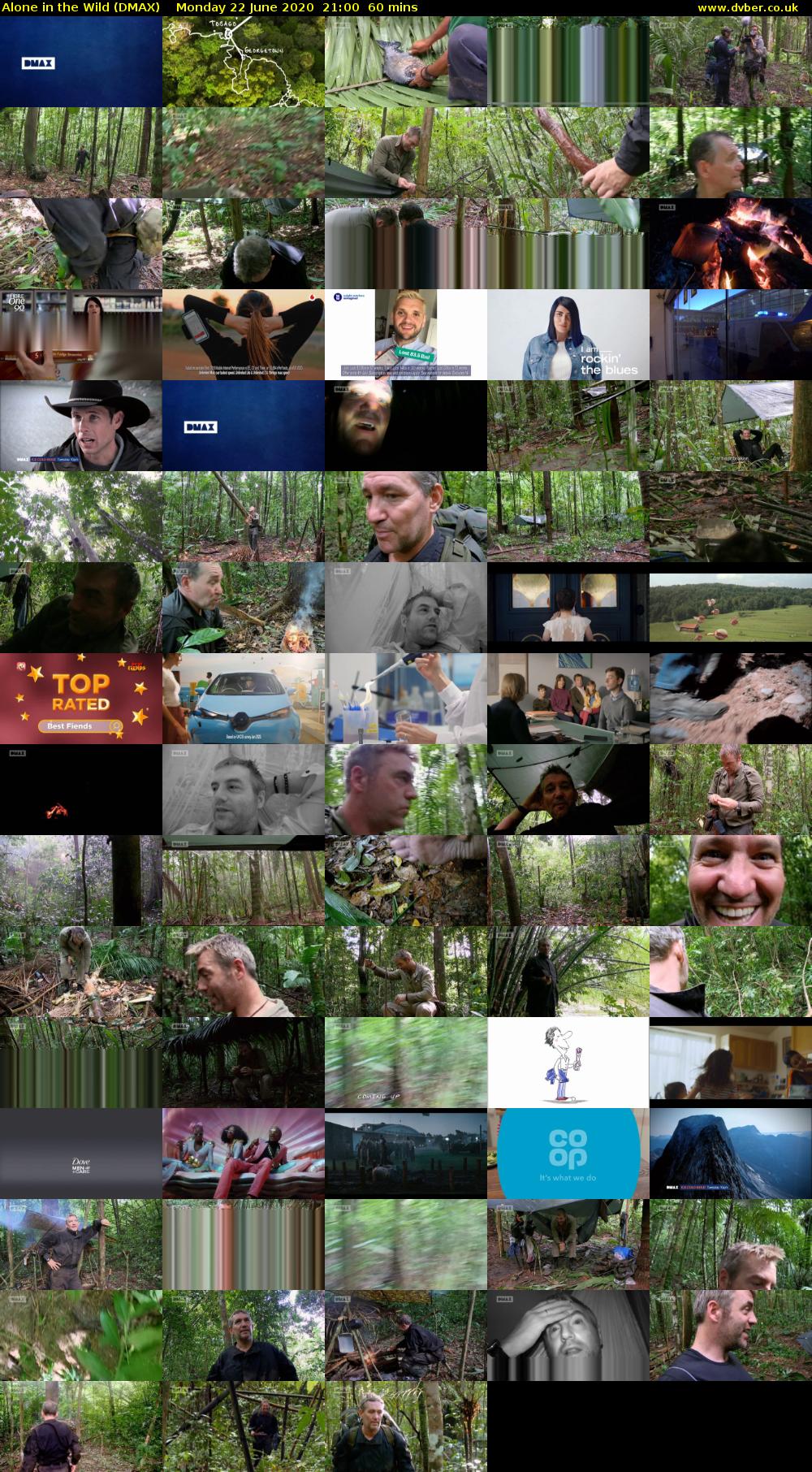 Alone in the Wild (DMAX) Monday 22 June 2020 21:00 - 22:00