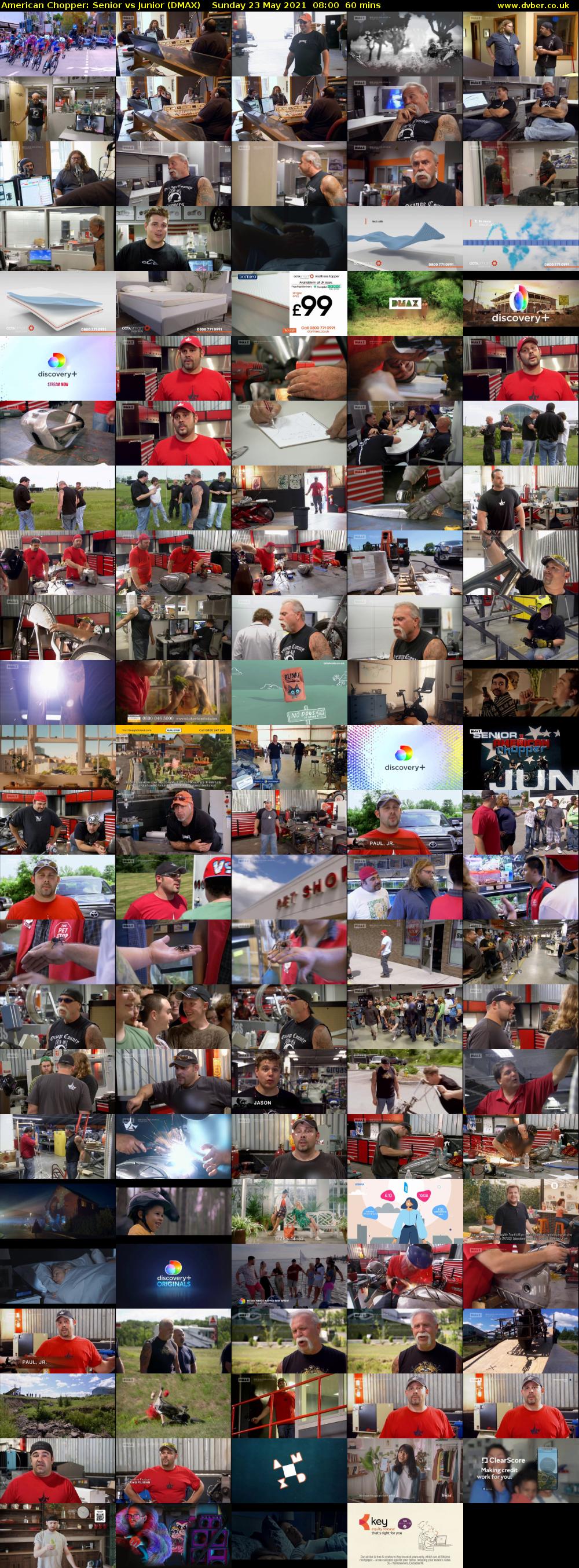 American Chopper: Senior vs Junior (DMAX) Sunday 23 May 2021 08:00 - 09:00
