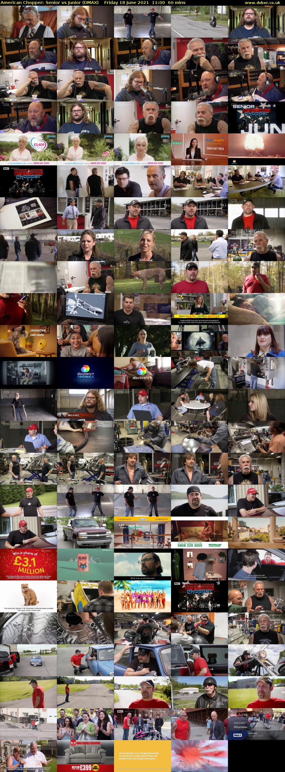 American Chopper: Senior vs Junior (DMAX) Friday 18 June 2021 11:00 - 12:00