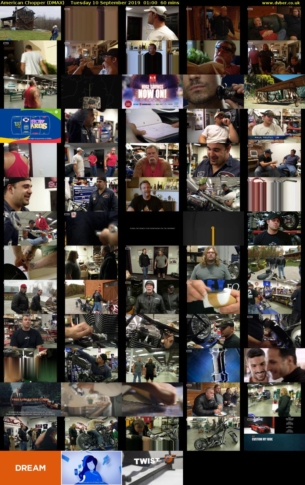 American Chopper (DMAX) Tuesday 10 September 2019 01:00 - 02:00