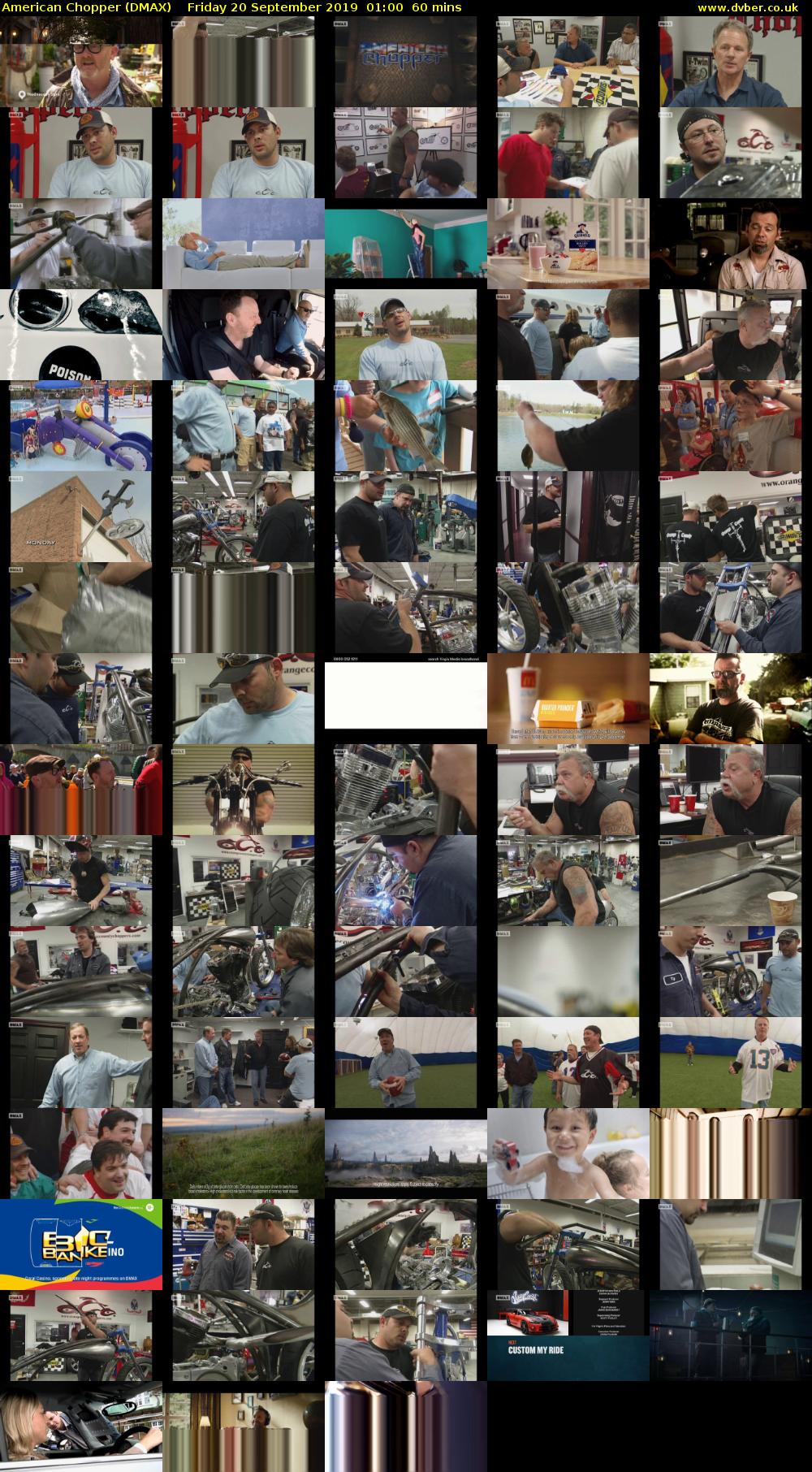 American Chopper (DMAX) Friday 20 September 2019 01:00 - 02:00