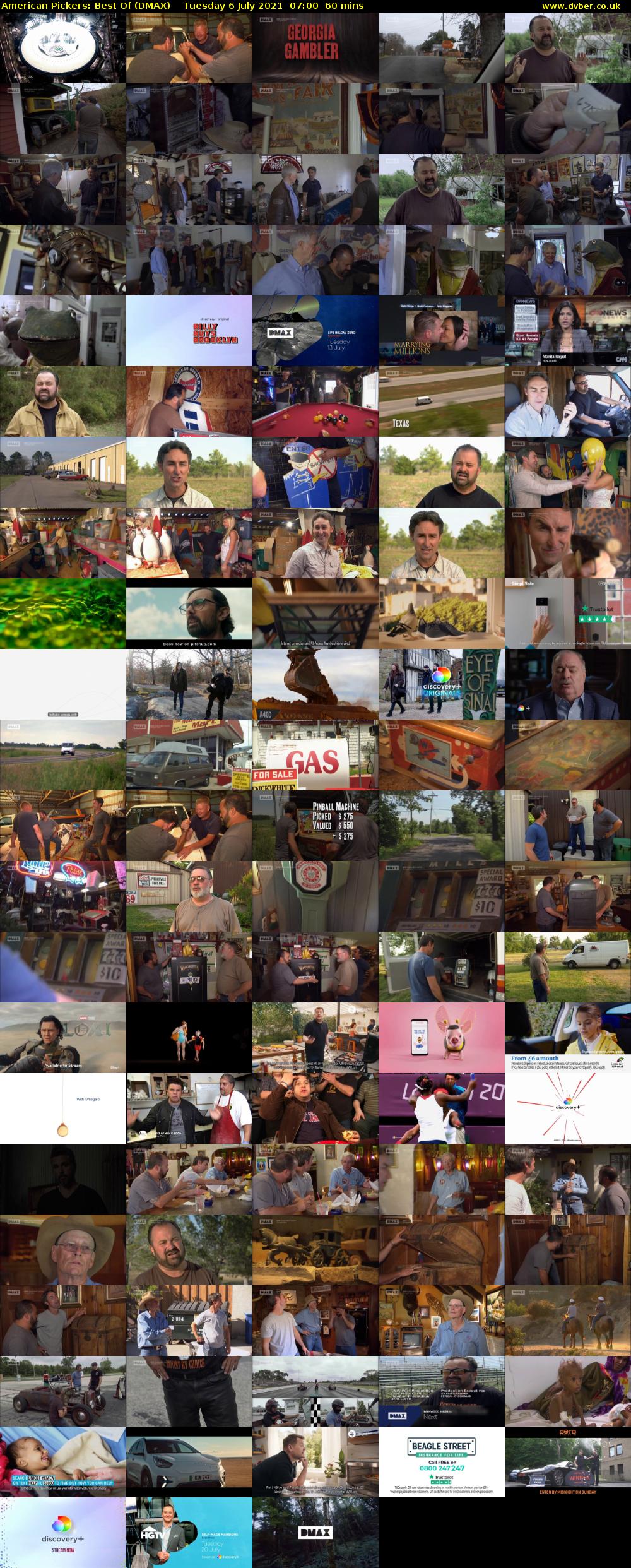 American Pickers: Best Of (DMAX) Tuesday 6 July 2021 07:00 - 08:00